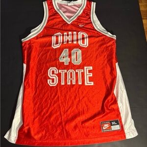 Nike Ohio State Red Basketball Jersey